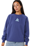 Luxe Surf Raglan Sweatshirt in Navy