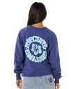 Luxe Surf Raglan Sweatshirt in Navy