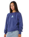 Luxe Surf Raglan Sweatshirt in Navy