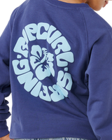 Luxe Surf Raglan Sweatshirt in Navy
