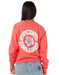 Luxe Surf Raglan Sweatshirt in Watermelon