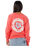 Luxe Surf Raglan Sweatshirt in Watermelon