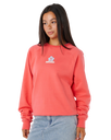 Luxe Surf Raglan Sweatshirt in Watermelon