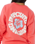 Luxe Surf Raglan Sweatshirt in Watermelon