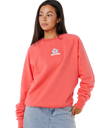 Luxe Surf Raglan Sweatshirt in Watermelon