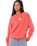 Luxe Surf Raglan Sweatshirt in Watermelon