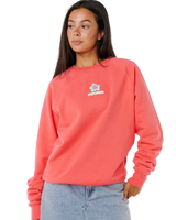 Luxe Surf Raglan Sweatshirt in Watermelon