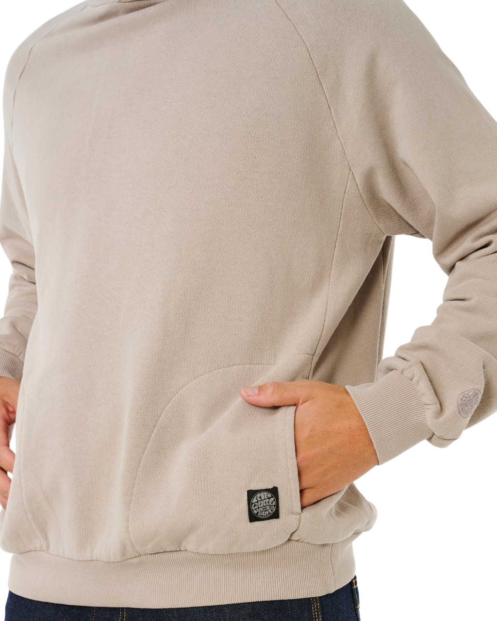 Premium Surf Hoodie in Stone