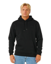 The Rip Curl Mens Classic Surf Hoodie in Black