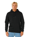 The Rip Curl Mens Classic Surf Hoodie in Black