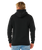 The Rip Curl Mens Classic Surf Hoodie in Black