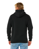 The Rip Curl Mens Classic Surf Hoodie in Black