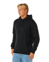 The Rip Curl Mens Classic Surf Hoodie in Black