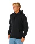 The Rip Curl Mens Classic Surf Hoodie in Black