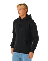 The Rip Curl Mens Classic Surf Hoodie in Black