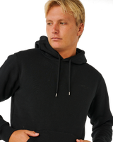 The Rip Curl Mens Classic Surf Hoodie in Black