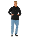 The Rip Curl Mens Classic Surf Hoodie in Black