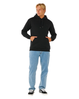 The Rip Curl Mens Classic Surf Hoodie in Black