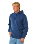 The Rip Curl Mens Classic Surf Hoodie in Light Navy
