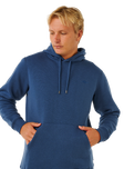 The Rip Curl Mens Classic Surf Hoodie in Light Navy
