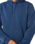 The Rip Curl Mens Classic Surf Hoodie in Light Navy
