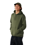 The Rip Curl Mens Classic Surf Hoodie in Dark Olive