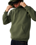 The Rip Curl Mens Classic Surf Hoodie in Dark Olive