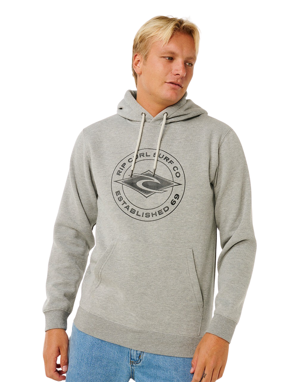 Stapler Hoodie in Grey Marle