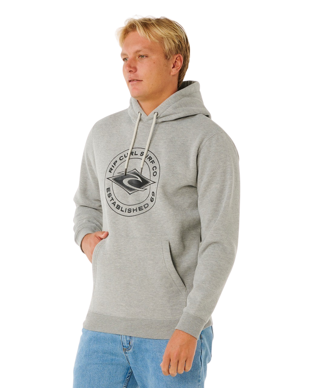Stapler Hoodie in Grey Marle