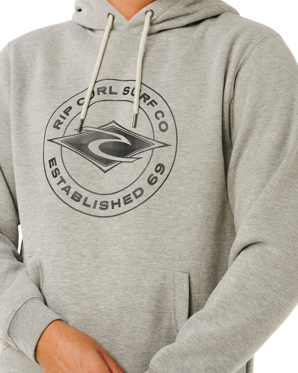Stapler Hoodie in Grey Marle
