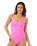 Premium Surf D-DD One Piece Swimsuit in Super Pink