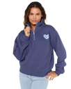 The Rip Curl Womens Half Zip Fleece in Navy