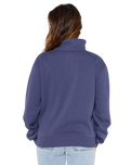 The Rip Curl Womens Half Zip Fleece in Navy
