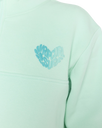 The Rip Curl Womens Half Zip Fleece in Light Aqua