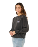 Bells Heritage Sweatshirt in Washed Black