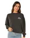 Bells Heritage Sweatshirt in Washed Black