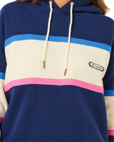 Surf Side Heritage Hoodie in Dark Navy