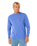 The Rip Curl Mens Fade Out Long Sleeve T-Shirt in Blue Haze