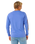 The Rip Curl Mens Fade Out Long Sleeve T-Shirt in Blue Haze