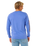 The Rip Curl Mens Fade Out Long Sleeve T-Shirt in Blue Haze