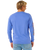 The Rip Curl Mens Fade Out Long Sleeve T-Shirt in Blue Haze