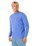 The Rip Curl Mens Fade Out Long Sleeve T-Shirt in Blue Haze