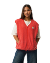 The Rip Curl Womens Every Day Polar Gilet in Red