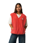The Rip Curl Womens Every Day Polar Gilet in Red