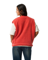 The Rip Curl Womens Every Day Polar Gilet in Red