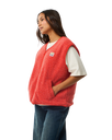 The Rip Curl Womens Every Day Polar Gilet in Red