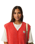 The Rip Curl Womens Every Day Polar Gilet in Red