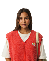 The Rip Curl Womens Every Day Polar Gilet in Red