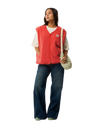 The Rip Curl Womens Every Day Polar Gilet in Red