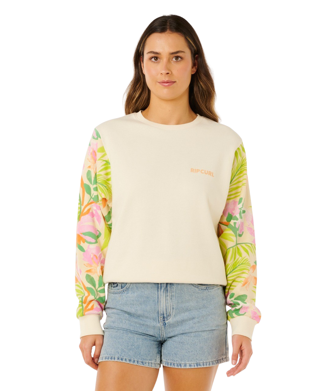 Molokai Fleece Sweatshirt in Off White